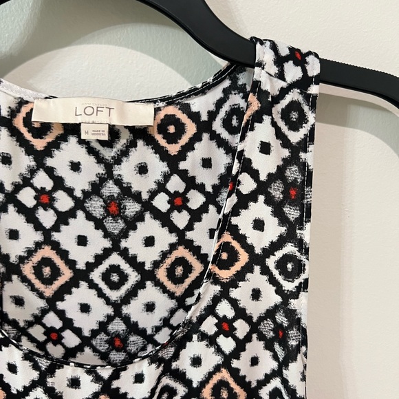 LOFT Colorful Geometric Pattern Top - Picture 2 of 3